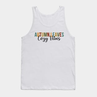 Autumn Leaves Cozy Vibes Tank Top